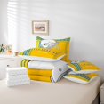 thumbnail image 5 of YST 7Pcs Football Theme Comforter Set Bed-in-a-Bag, Twin Size, Polyester, 5 of 5