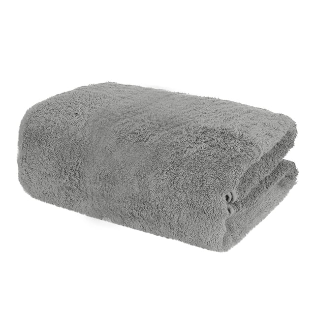 TIMIFIS Bath Towels Towel Swimming Towel in grey, made from coral fleece Turkish cotton with a 700 GSM weight. This plush and soft bath sheet measures 35 x 70 inches, offering excellent absorbency and durability. Suitable for bathroom use, swimming, and other multi-functional purposes. Machine washable and free from harmful dyes or chemicals.