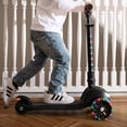 thumbnail image 3 of Jetson Jupiter Mini 3 Wheel Light-Up Kick Scooter with Adjustable Handlebar, Red, 3 of 5
