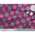 thumbnail image 3 of Soimoi Silk Fabric Artistic Floral Printed Craft Fabric by the Yard 42 Inch Wide, 3 of 3