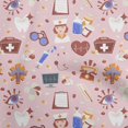 thumbnail image 1 of oneOone Silk Tabby Light Pink Salmon Fabric Tool Sewing Craft Projects Fabric Prints By Yard 42 Inch Wide, 1 of 4