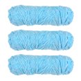 thumbnail image 1 of Unique Bargains Fil Chenille Polyester Bleu Ciel, 3 Écheveaux, 1 of 7