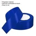 thumbnail image 3 of Unique Bargains 1.5 Inch Wide 24 Yards Satin Ribbon, 2 Pack Double Face Solid Crafts Roll for Party Home DIY Wrapping Decoration, Blue, 3 of 6