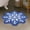 A, variant on Mefallenssiah Winter Snowfleke Rug, 26.4'' Christmas Snowflake Door Mat, Non Slip Washable Welcome Door Mat, Cute Winter Doormats for Indoor Outdoor Entrance Home Bathroom