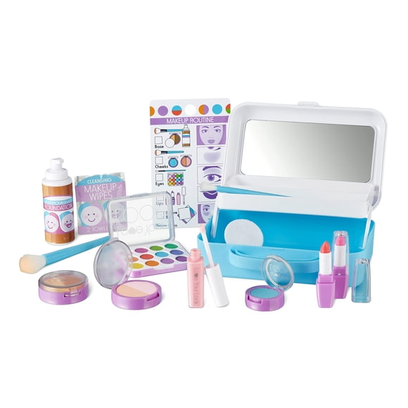 Melissa & Doug Love Your Look Pretend Makeup Kit Play Set â?? 16 Pieces for Mess-Free Pretend Play (Does NOT Contain Real Cosmetics)