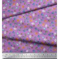 thumbnail image 2 of Soimoi Poly Georgette Fabric Tree,Crab & Fish Ocean Print Fabric by The Yard 42 Inch Wide, 2 of 3