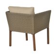 thumbnail image 3 of Oakshire Wicker 5-Piece Patio Dining Set, 3 of 7