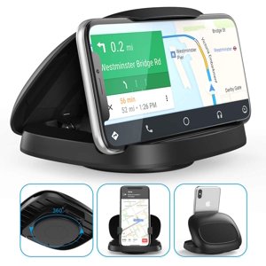 Cell Phone Holder for Car,JOYEKY Vertical Horizontal Car Phone Mount with 360° Rotate Detachable Magnetic Base