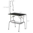 thumbnail image 3 of PawHut Dog Grooming Table with 8-39 Inch Height Adjustable Grooming Arm, 3 of 10