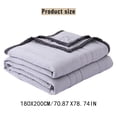thumbnail image 2 of Cooling Comforter Queen Size, Cooling Blankets for Hot Sleepers and Night Sweats, Blue Summer Comforter for Queen Size Bed, Breathable Soft Lightweight Silk Smooth, 70.87x78.47", 2 of 8