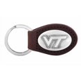 thumbnail image 2 of ZeppelinProducts VAT-KL6-BRW Virginia Tech Cuir Clé Fob- Brun, 2 of 3