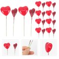 thumbnail image 3 of 40pcs Red Foams Heart Shape Cake Inserts Cake Picks Cake Decor for Valentine's Day, 3 of 8