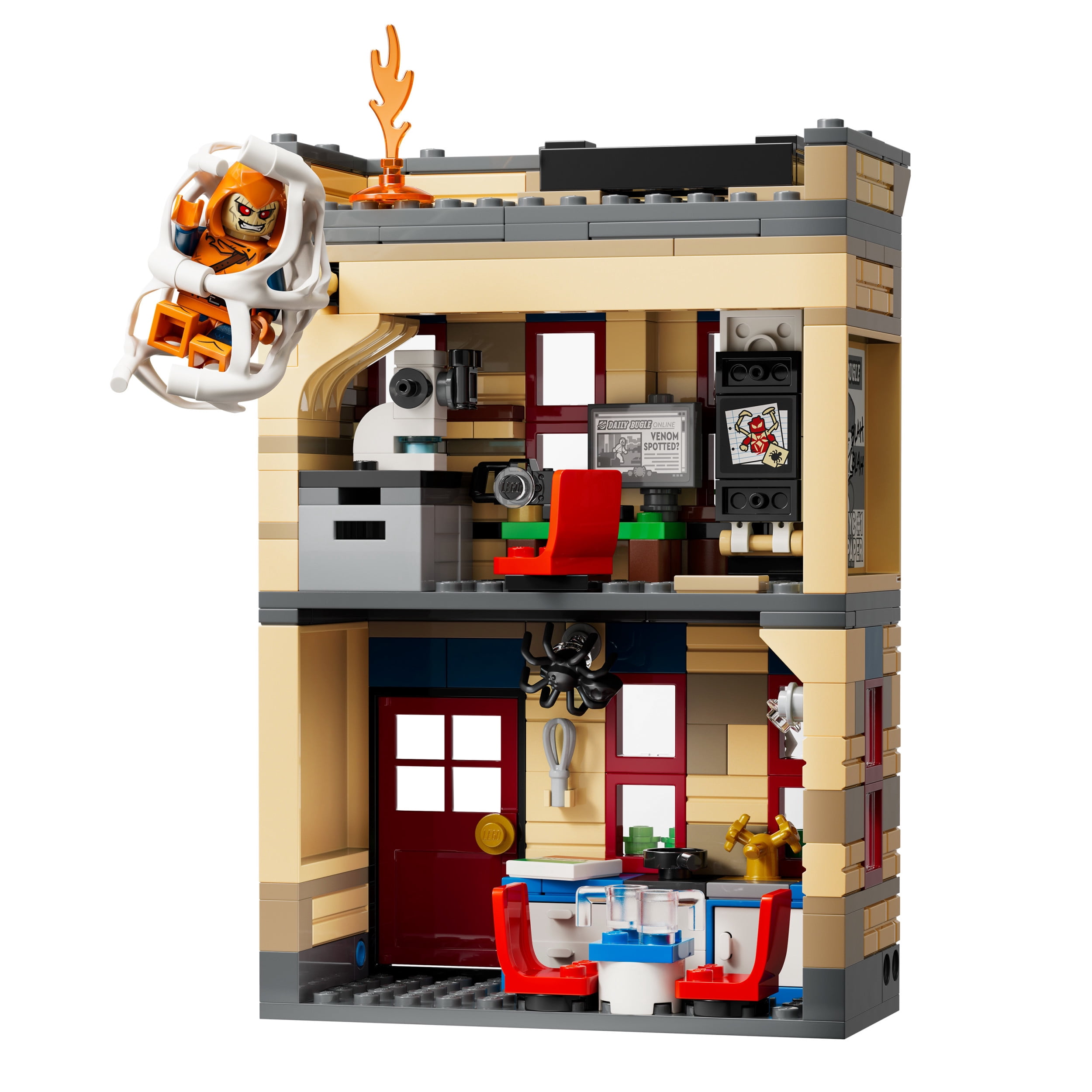 LEGO Marvel Peter Parker’s Apartment - Super Hero Building Toy with 4 Minifigures - Spider-Man and Hobgoblin Battle - Collectible Gift for Kids, Boys and Girls, Ages 8+ - 76317
