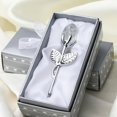 thumbnail image 4 of Artificial Rose Branch Decoration Lustrous Durable Faux Crystal Flower Fake Rose Branch, 4 of 5