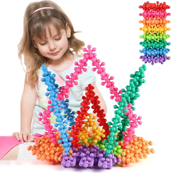 GRM 200 Pcs Blocs de Construction Jouets STIM pour Enfants Jouets Éducatifs de Construction Ensembles de Disques