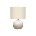 thumbnail image 4 of Monarch Specialties Lighting, 20"h, Table Lamp, Grey Concrete, Ivory / Cream Shade, Contemporary, 4 of 6