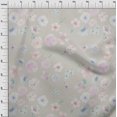 thumbnail image 3 of oneOone Polyester Lycra Fabric Flower Watercolor Print Sewing Fabric BTY 56 Inch Wide, 3 of 4