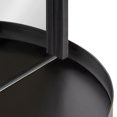 thumbnail image 3 of Kate and Laurel Estero Metal Wall Mirror with Shelf, Black 16x38, 3 of 6