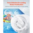 thumbnail image 4 of KFFKFF Salt Water Chlorinator System, Pool Chlorination Cell Fits for Hayward W3T-Cell-9 (T9), Pool Cell Salt Water System for In-Ground Swimming Pools up to 25,000 Gallons, 15 ft Power Line, White, 4 of 9