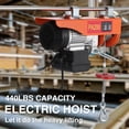 thumbnail image 3 of AKDSteel Electric Hoist, Double Slings Engine Lift Electric Hoist Crane, 110v Electric Steel Wire Winch For Lifting In Garage, Warehouse, And Factory Settings, 3 of 6