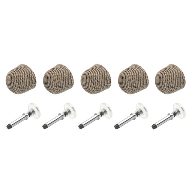 Unique Bargains 10pcs 6mm/7mm Stylus Pen Fiber & Disc Fine Tips Universal Replacement for Stylus Pen Capacitive Touch Screen Devices