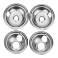 thumbnail image 1 of Product Category Cooking Utensils 4 Piece Stainless Steel Pan Set for Stove Burners Durable Kitchen Liners and Protective Rings for W102725, 1 of 7