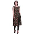 thumbnail image 1 of Bimba Sleeveless Printed Summer Kurti Straight Tunic DressesForWomen, 1 of 6