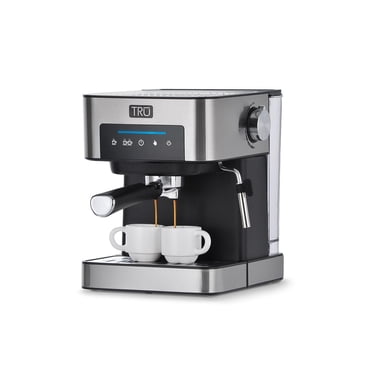 Machine à expresso semi-automatique à écran tactile TRU, 15 bars, acier inoxydable
