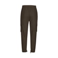 thumbnail image 3 of WRKEKC Cargo Pants for Men Pocket Patch Drawstring Multiple Pockets Straight Leg Work Pants Outdoor Fitness Pants for Active Wear, 3 of 5