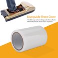 thumbnail image 1 of Disposable Shoes Cover  Plastic Film  Shoes Plastic Film  Disposable Plastic Film  Shoe Covers  1 Roll Strong Adhesive Disposable Shoes Plastic Film For Automatic Shoe Covers, 1 of 8