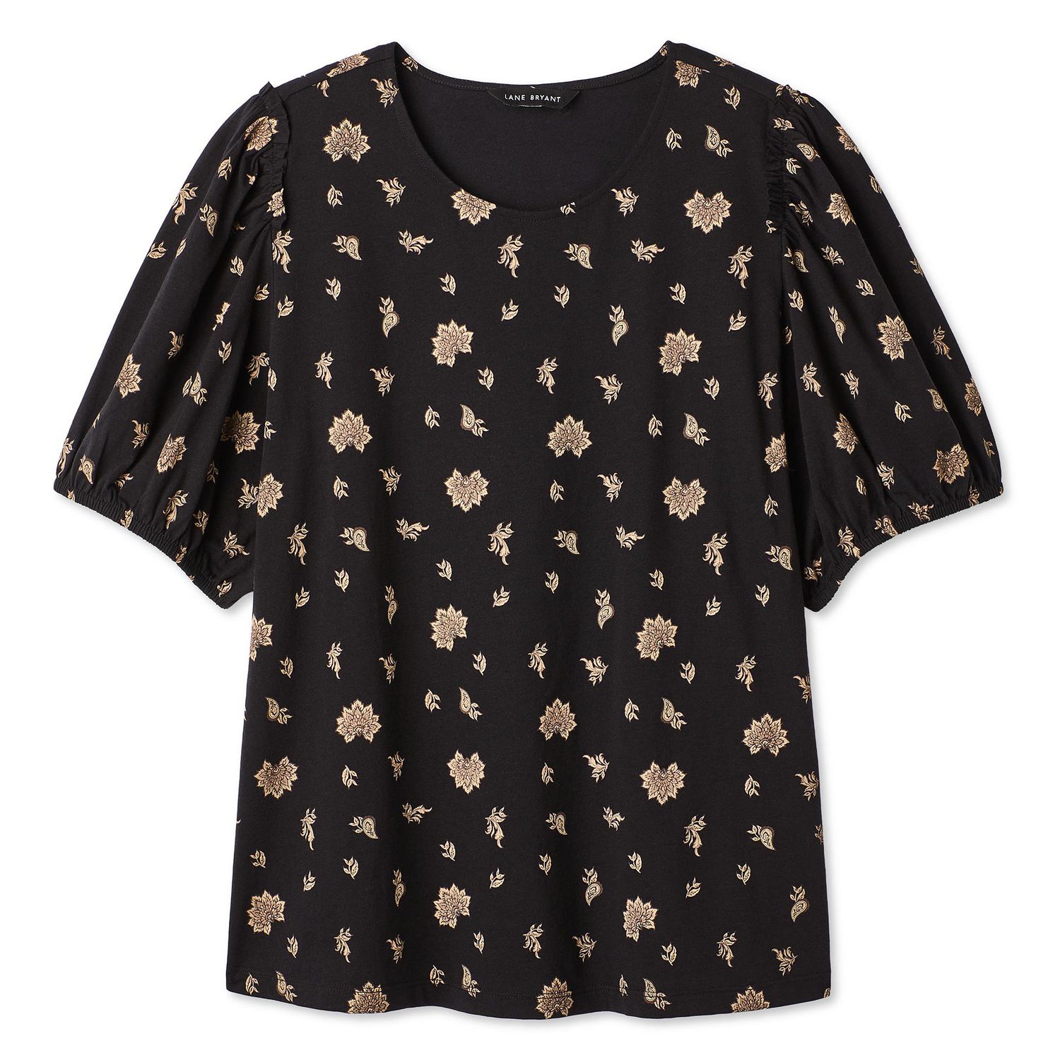 Lane Bryant Women's Plus Puff-Sleeve Top