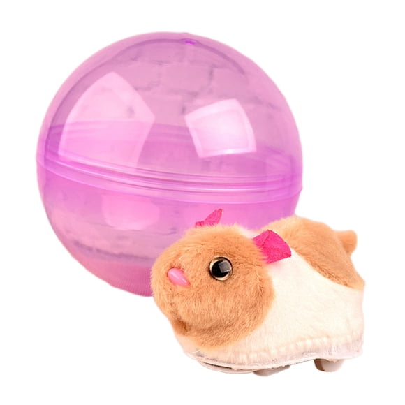 Electric Ball Toys Electronic Pets Toy Interactive Enjoy Fun Early Educatioanal Hamster White