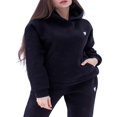 thumbnail image 4 of Two Piece Outfit For Women Long Sleeve Pullover With Hooded Long Pants Tracksuit Jogger Set with Pockets, 4 of 6
