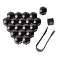 thumbnail image 2 of Maytalsory 20 Pièces Écrou de Roue de Voiture Auto Moyeu Vis Couvercle de Remplacement Antipoussière Noir 19mm 1Set, 2 of 6