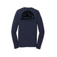 thumbnail image 2 of Gravity Outdoor Co. Performance Long Sleeve Shirt - Deep Navy - Black Logo - M, 2 of 2