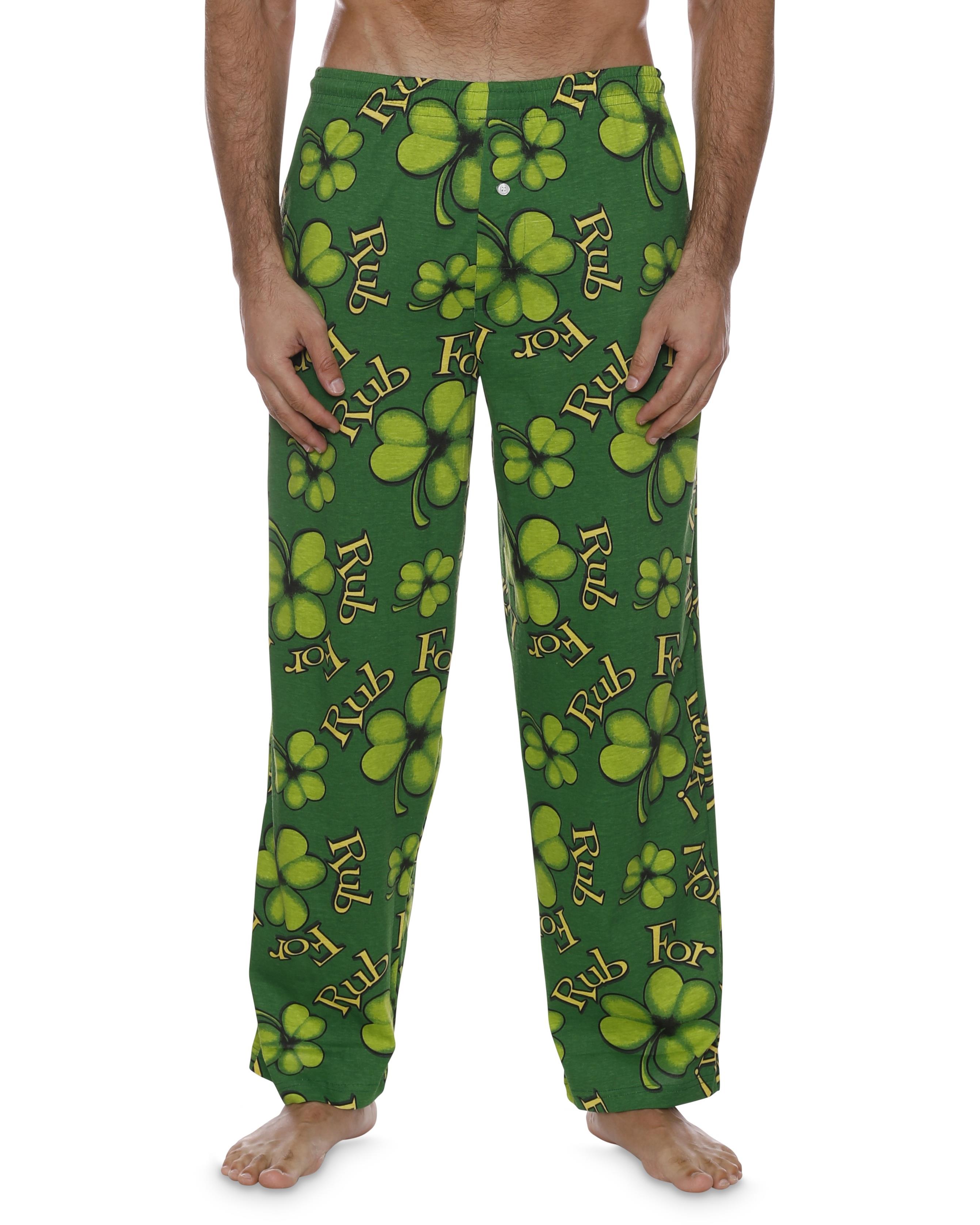 Fun Boxers Men's Pajama Pants Lucky Fun Prints Lounge Pants
