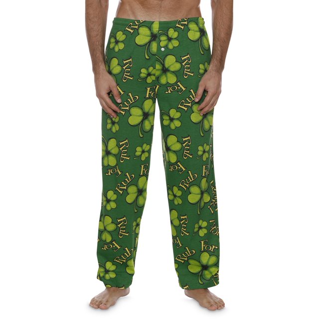 Fun Boxers Mens Feeling Lucky Fun Prints Pajama & Lounge Pants
