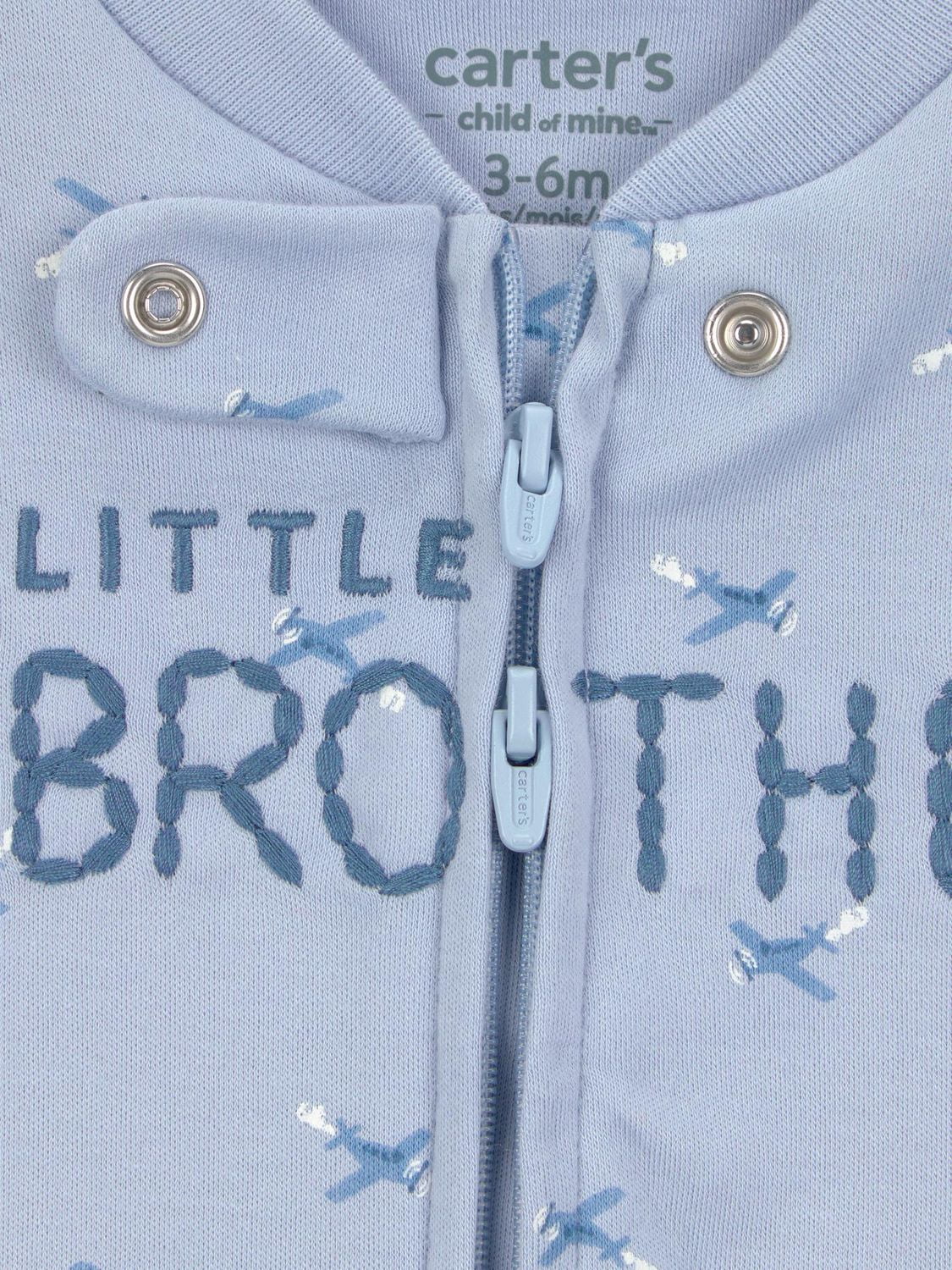 Carter's Child of Mine Baby Boys' 2-Way Zip Cotton Sleeper