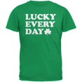 thumbnail image 1 of Fête de la Saint-Patrick - T-Shirt pour Adulte Vert Irlandais Chanceux de Tous les Jours, 1 of 1