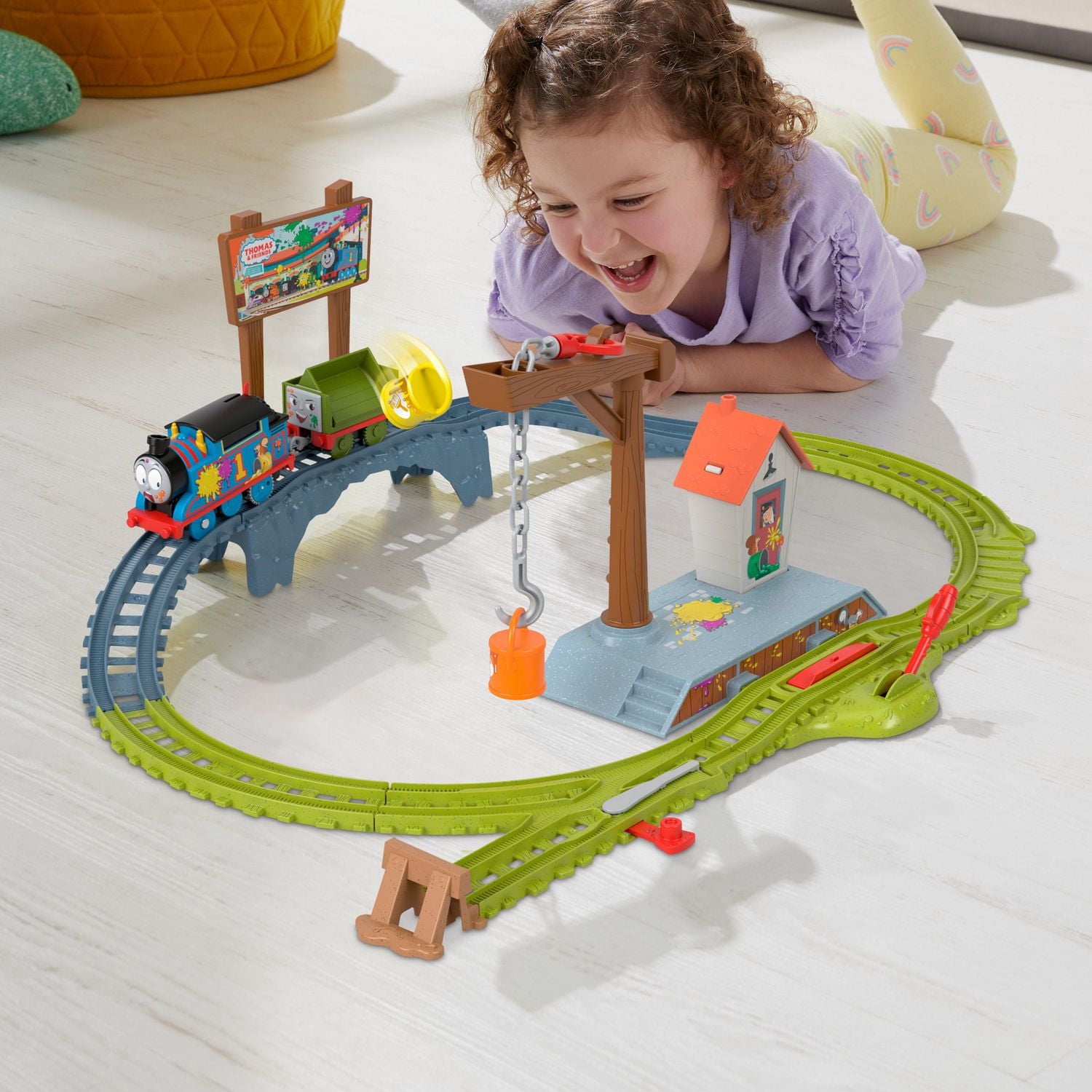Thomas et ses amis Coffret train et piste Livraison de Peinture
