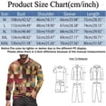 thumbnail image 3 of LUOGENLI T-shirts pour Homme pour Hommes Masculin Automne et Hiver Mode Imprimé Col Rond Manches Longues T-Shirt Rétro Imprimé Intégral Hauts T-shirts pour Hommes T-shirts Graphiques Vintage Saint-Patrick Gris TTG, 3 of 5
