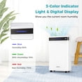 thumbnail image 2 of Costway 57 Pint Dehumidifier for Home and Basement with 4 Modes 3-Color Indicator 24H Timer, 2 of 10