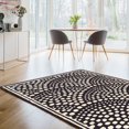 thumbnail image 3 of Aspire Wool Scallop Navy & White 5' x 8' Area Rug, 3 of 6