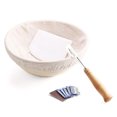 thumbnail image 3 of Boyijia Forme Ronde Panier à Pain Levain Prouvant Récipient Pâte Métallique Racleur Sac à Pain Kit, 3 of 7