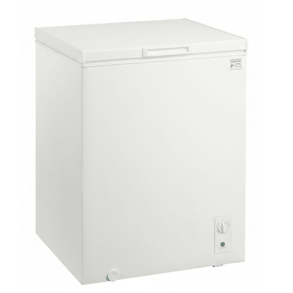 Kenmore 5.1 Cu.ft Convertible Chest Freezer, Adjustable Temperature Control with Garage-Ready