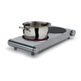 thumbnail image 4 of Salton Stainless Steel Infrared Cooktop Double Burner 1800W, HP1269, 4 of 5