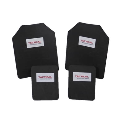Tactical Scorpion Balle de Peinture 10 mm Airsoft Paire 10x12+6x8 Coupe de Tireur Gilet de Protection Coussinet de Traumatisme Plaques
