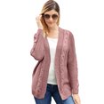 thumbnail image 1 of Femmes devant Ouvert Manches Longues Chunky Cardigan Pulls en Vrac Outwear Coa, 1 of 3