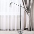 thumbnail image 1 of All the Rages LF1030-CHR Elegant Designs Pivot Arm Floor Lamp with Glass Shade, Chrome, 1 of 4