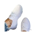 thumbnail image 1 of Innerwin Espadrilles pour Femmes Sport Course Chaussure en Maille Confort Chaussures Athlétiques Empeigne en Tricot Marche Blanc 7.5, 1 of 3